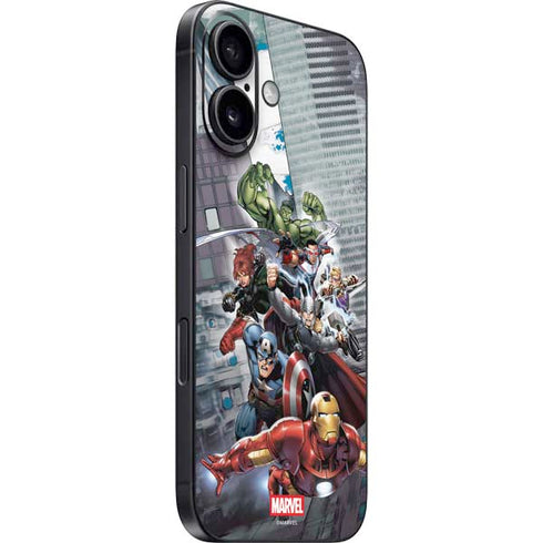 Marvel Avengers Attack iPhone 16 Plus Skin